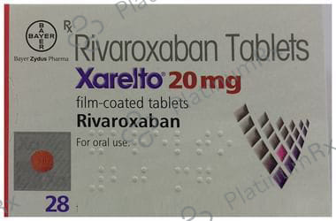 Xarelto 20mg Tablet 28s