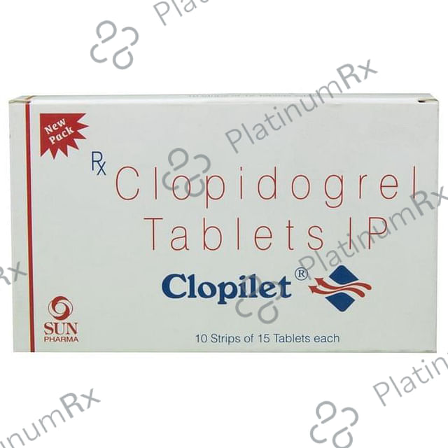 Clopilet 75mg Tablet 15s