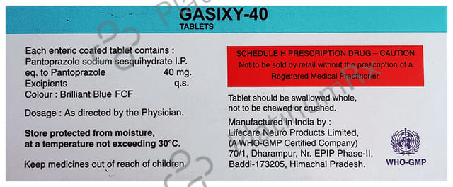 Gasixy 40 Tablet