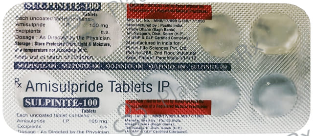 Sulpinite 100mg Tablet 10s