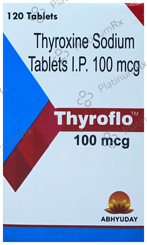 Thyroflo 100mcg Tablet 120s