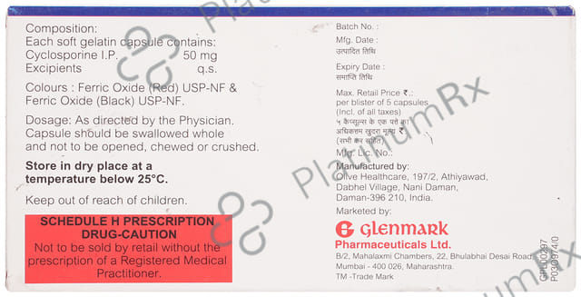 Pasilow 50mg Capsule 5s