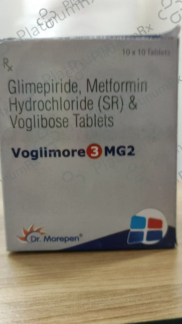 Voglimore MG 2/500/0.3mg Tablet 10s