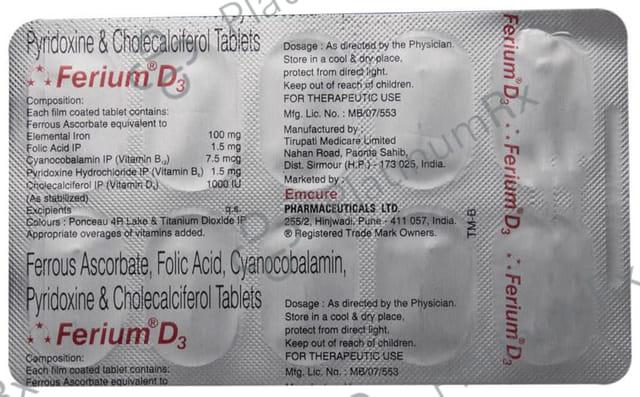 Ferium D3 Tablet 10s