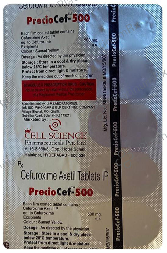 Preciocef 500 Tablet