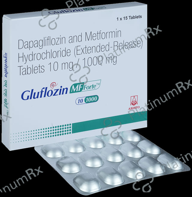 Gluflozin MF Forte 10/1000 Tablet ER