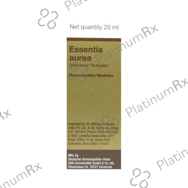 Dr Willmar Schwabe Germany Essentia Aurea Gold Drop