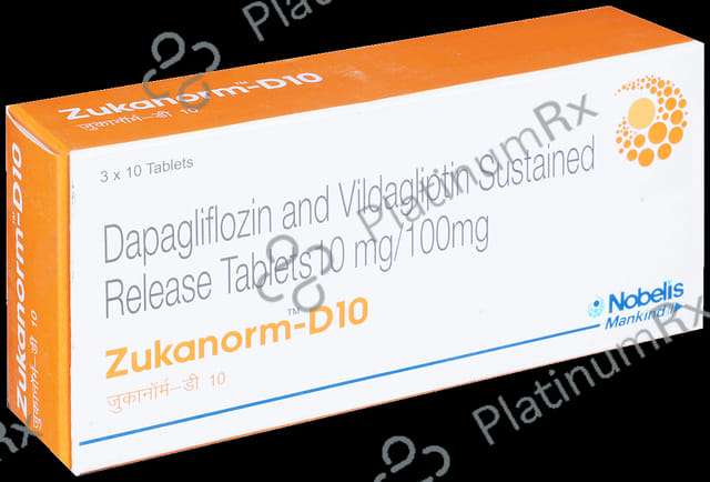 Zukanorm D 10/100mg Tablet 10s