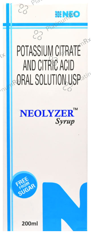 Neolyzer Syrup Sugar Free