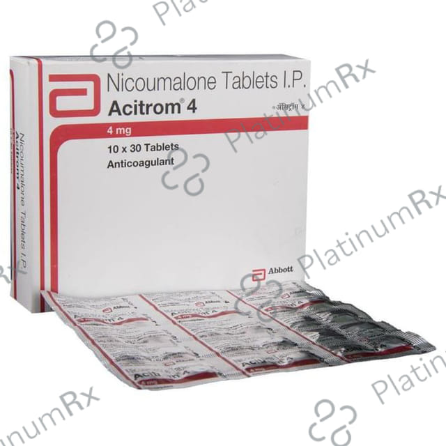 Acitrom 4mg Tablet 30s