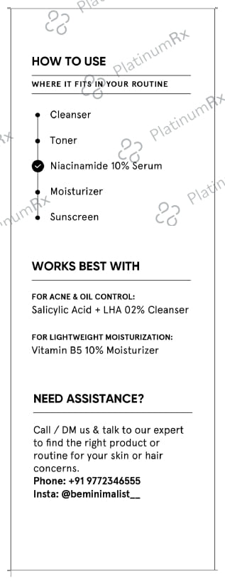 Minimalist 10% Niacinamide Face Serum 30ml