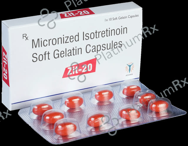 Zit 20mg Softgel Capsule 10s