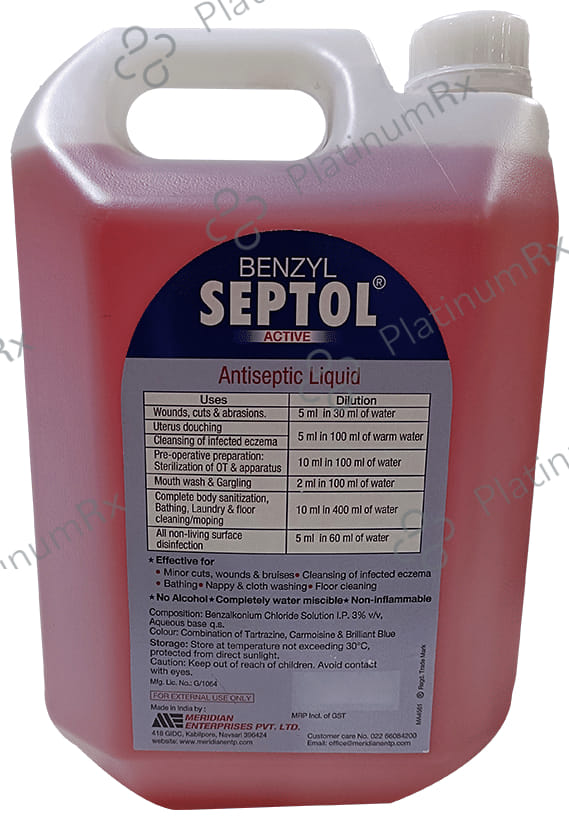 Benzyl Septol Active Antiseptic Liquid 5000ml