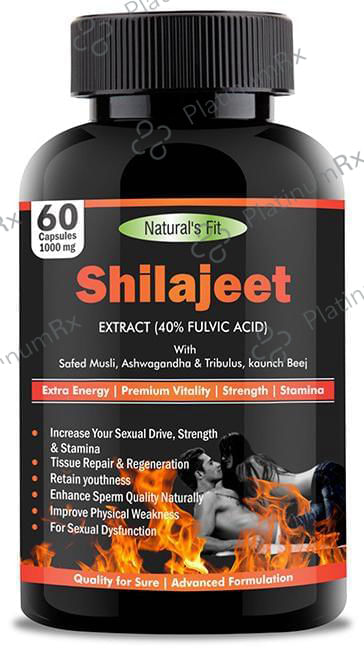 Natural's Fit Shilajit Extracts 1000mg Capsule