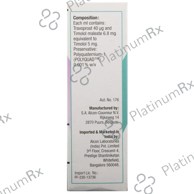 Travacom 5mg/40mcg Eye Drop 1s