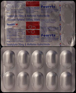Tenlifil M 500/20mg Tablet 10s