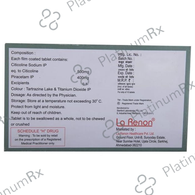 Colihenz P 500/400mg Tablet 10s
