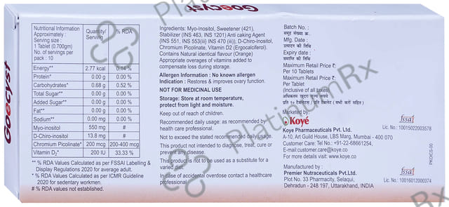 Goecyst Tablet 10s
