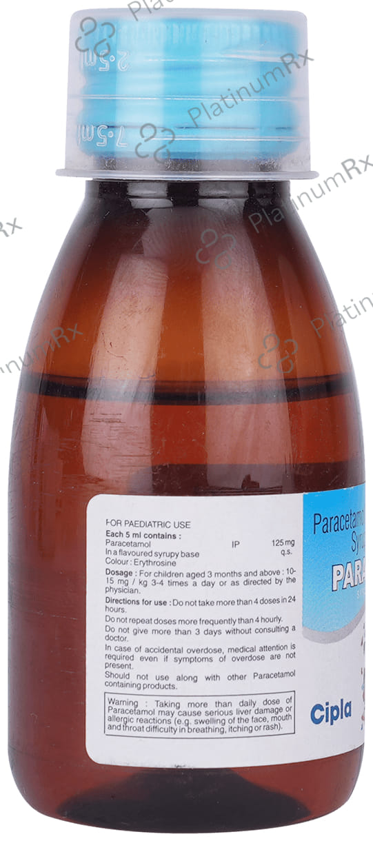 Paracip 125mg Syrup 60ml