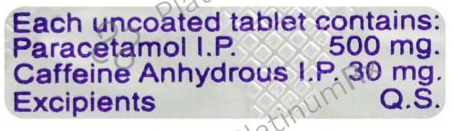 Cafipar 30/500mg Tablet 10s
