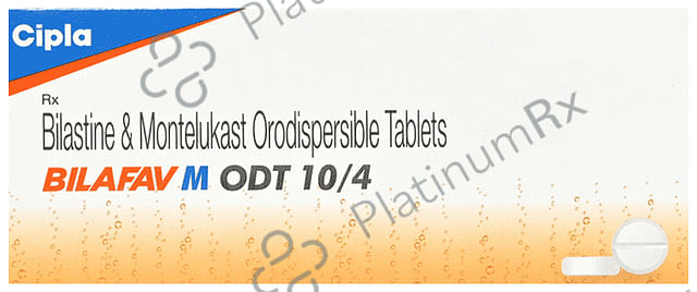 Bilafav M ODT 10/4mg Tablet 10s