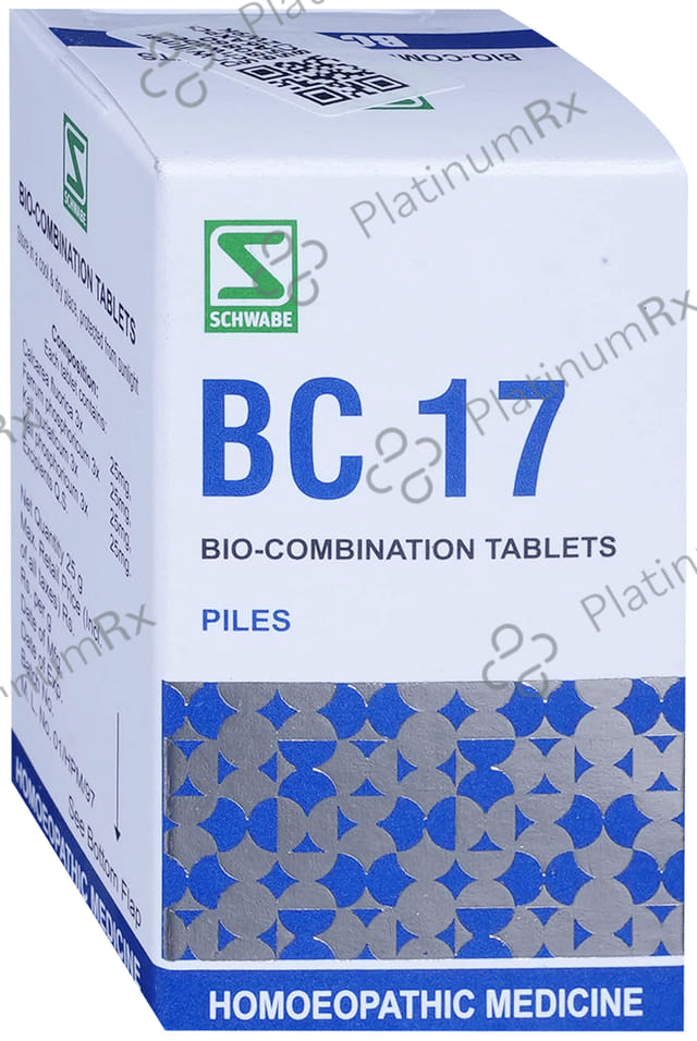Dr Willmar Schwabe India Bio-Combination 17 (BC 17) Tablet 25 gm