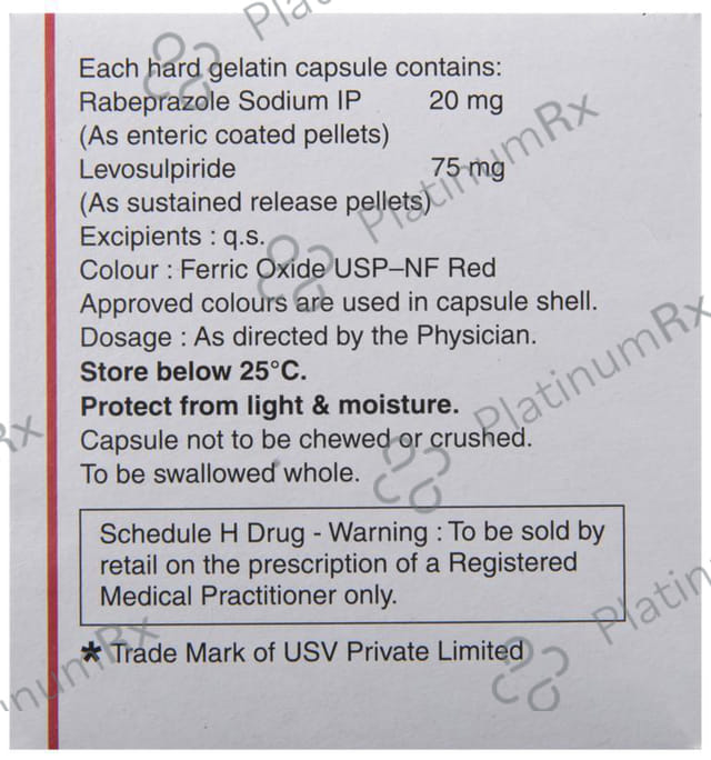 Drego LS 75/20mg Capsule SR 10s