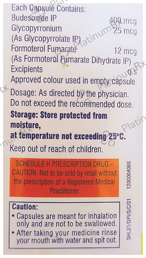 Budepress Plus Capsule 30s