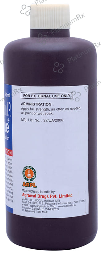 Agradine Povidone Iodine 5% Solution 500ml