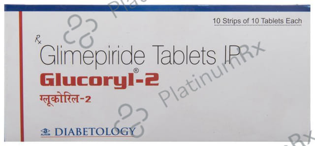 Glucoryl 2mg Tablet 10s