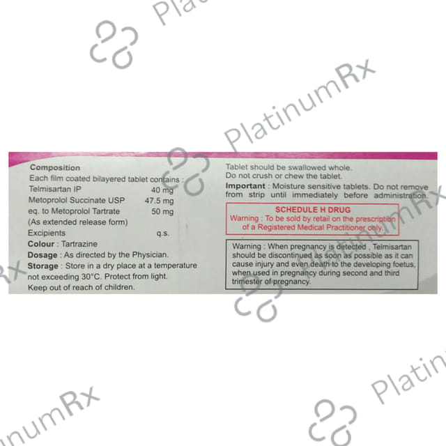 Inditel MX 50/40mg Tablet ER 10s