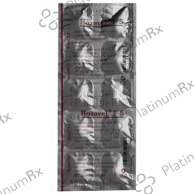Rozavel F 5/160mg Tablet 10s