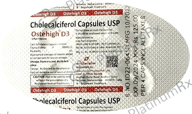 Ostehigh D3 Soft Gel Capsule