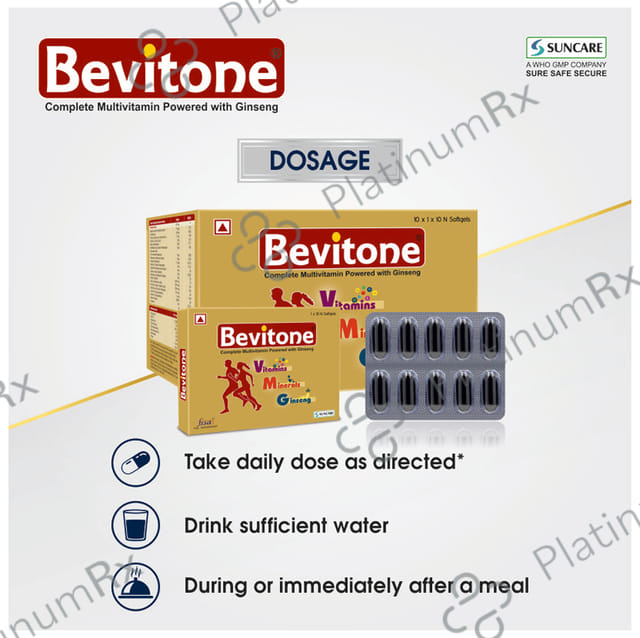 Bevitone 1mg Soft Gelatin Capsule 10s