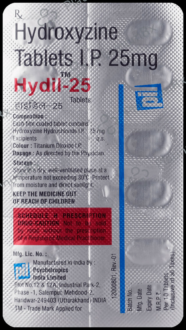 Hydil 25mg Tablet 10s