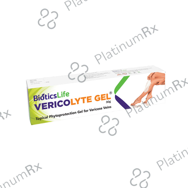 BioticsLife Vericolyte Gel for Varicose Veins (30gm Each) 4 Tube