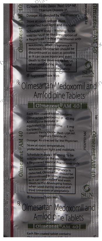 Olmezest AM 40/5mg Tablet 10s