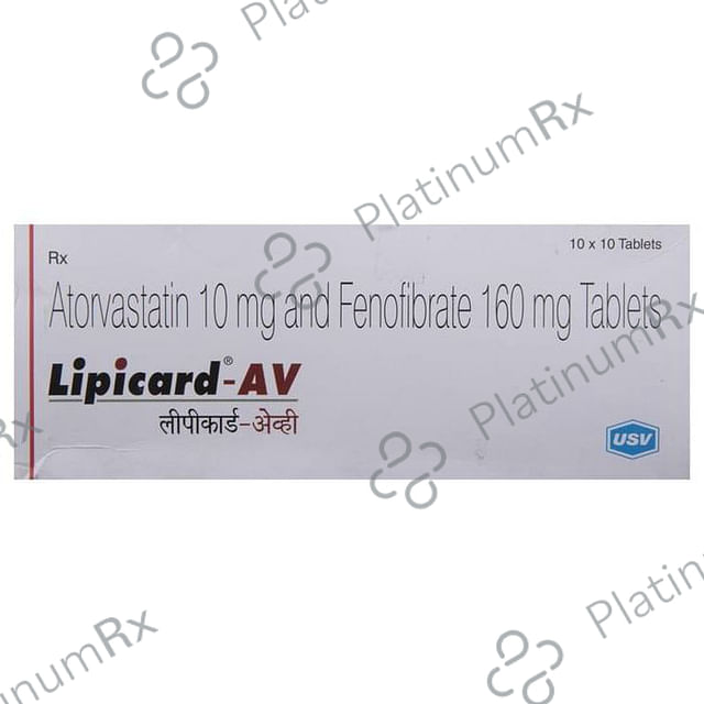 Lipicard AV 10/160mg Tablet 10s