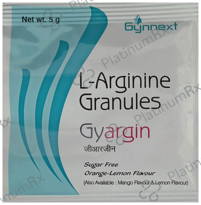 Gyargin 3gm Orange Lemon Flavour Sachet 5gm