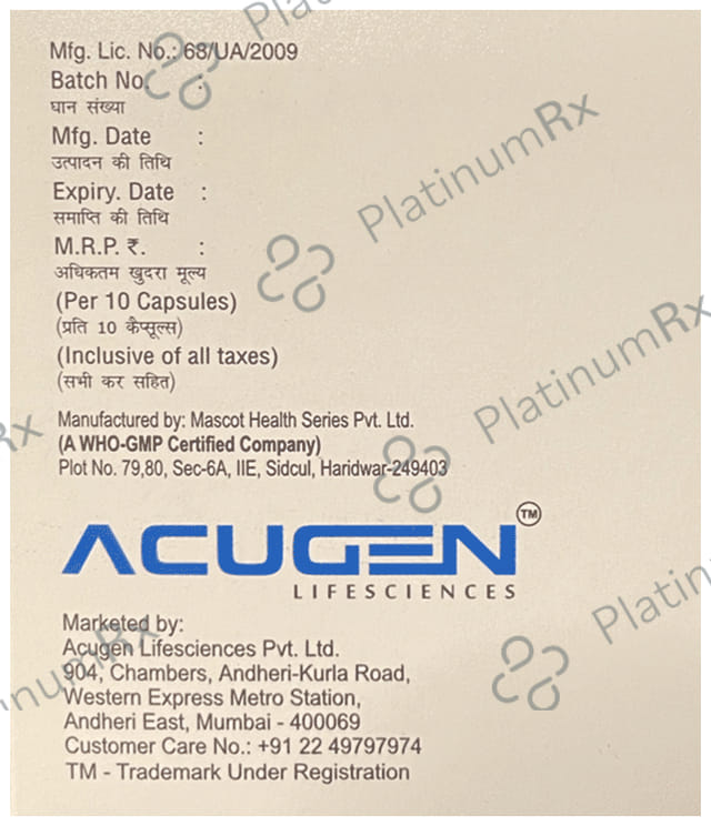 Rosuzar Gold 10 Capsule 10s