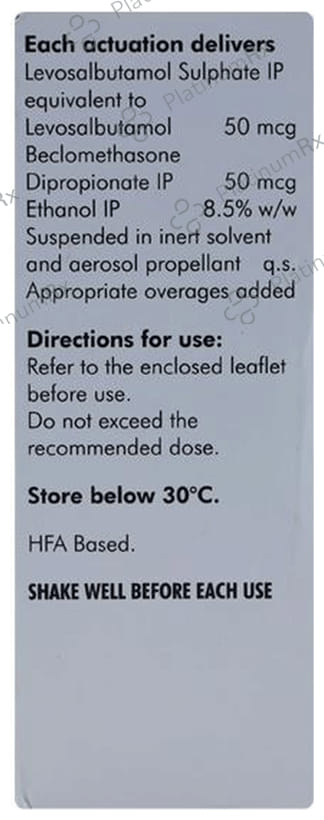 Salbair B 50/50mcg Transhaler 200MDI