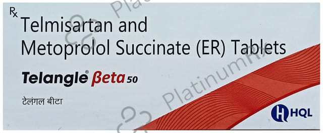 Telangle Beta 50/40mg Tablet ER 10s