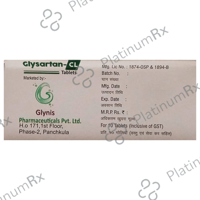 Glysartan CL 10/40mg Tablet 10s