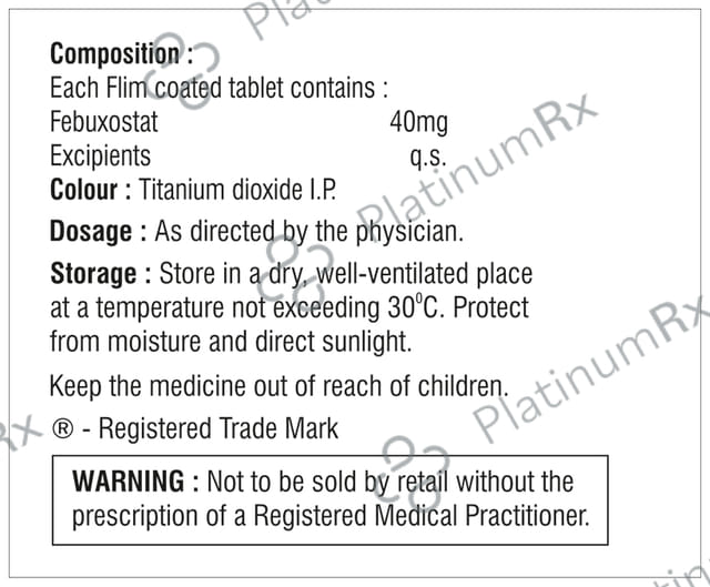 Parustat 40mg Tablet 10s
