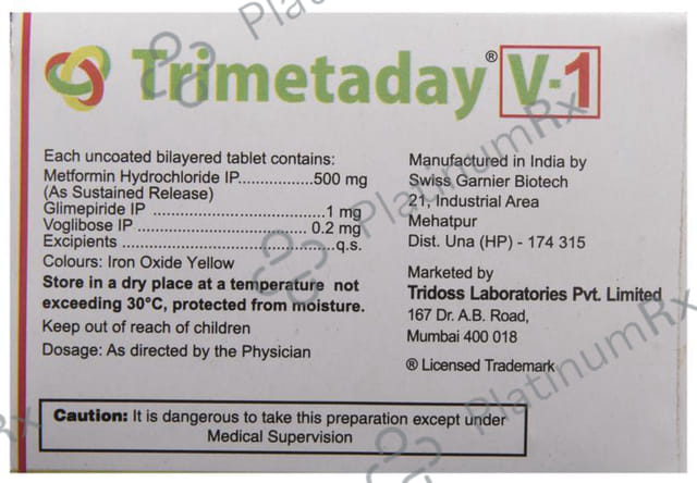 Trimetaday V1 Tablet SR