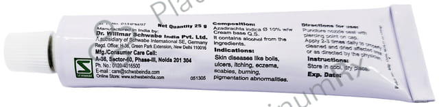 Dr Willmar Schwabe India Topi Azadirachta Cream