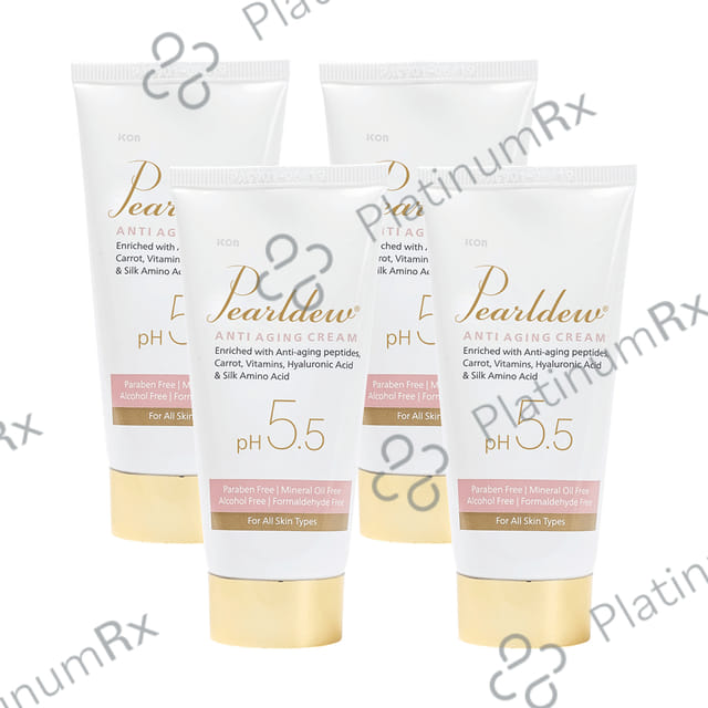 Pearldew Anti Aging Cream (50gm Each) 4 Tubes
