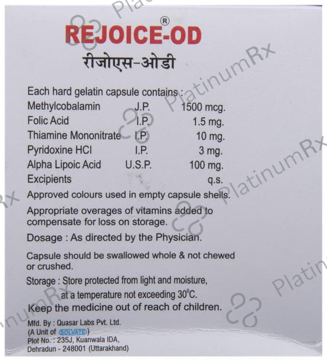 Rejoice OD Capsule 10s