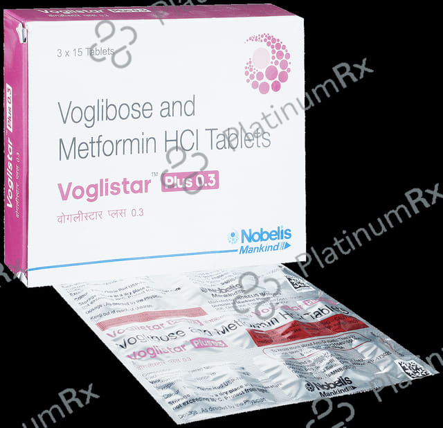Voglistar Plus 0.3mg Tablet 15s