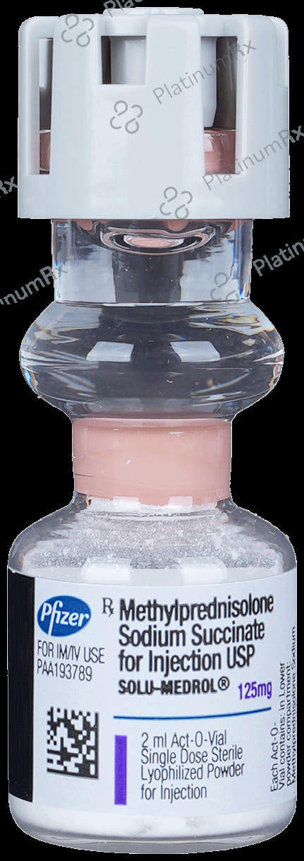 Solu Medrol 125mg Injection 2ml